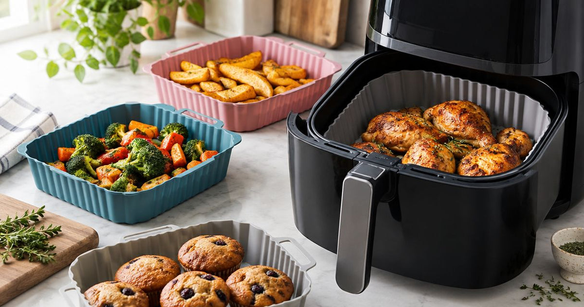 Best silicone air fryer liners for baking 2026