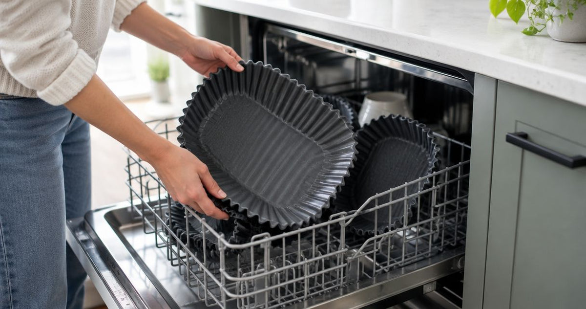 Cleaning Crispform liners in the dishwasher: 2026 workflow