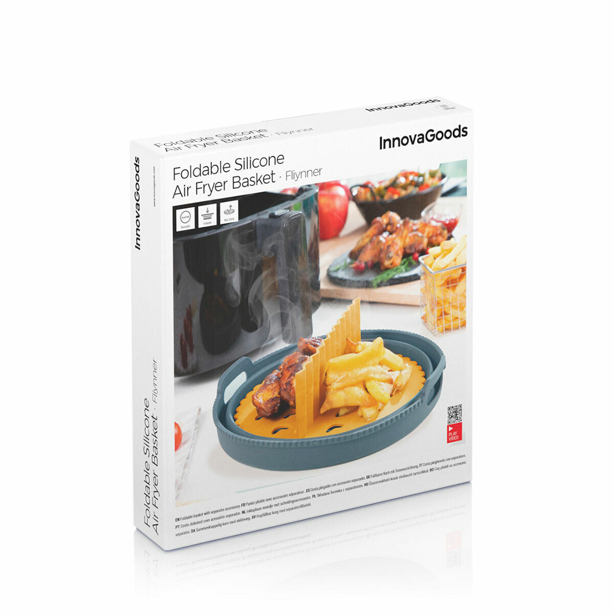 Hopfällbara korgar 3-pack